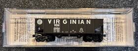 05600200 Micro-trains 56200 N Scale Virginian 33ft Twin Bay Rib Side Hopper #23354 Nos