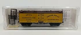 05800010 Micro-trains N Swift Refrigerator Line 36ft Wood Sheathed Reefer #2813