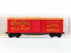 06-119 Micro-trains N Scale Mtl Nsc Buffalo Bills Wild West 40ft Box Car #2006