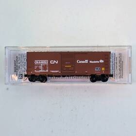 07300160 Micro-trains N Scale 40ft Standard Box Car Single Door Full Ladders - Cn