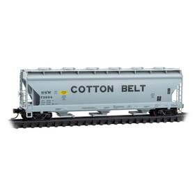 09300210 Micro-trains N 093 00 210 Ssw Cotton Belt 3 Bay Covered Hopper 73994
