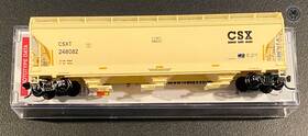 09400930 Micro-trains N Scale Csx 3 Bay Covered Hopper Rd #248082