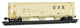 09600230 Micro-trains N 096 00 230 Csx 3 Bay High Side Covered Hopper Rd# 253876