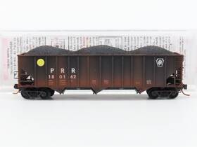 10844040 Micro-trains N Scale Mtl Prr Railway 3 Bay Hopper Car #180162 Weathered
