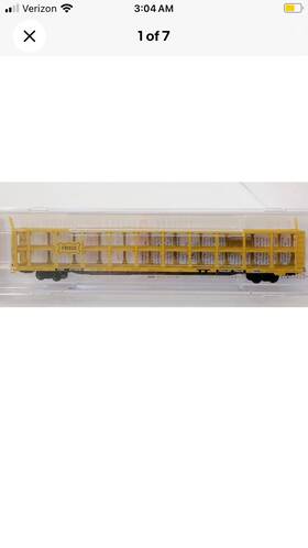 11200540 Micro-trains N Scale 89ft Tri-level Open Auto Rack St. Louis-san Francisco 913609