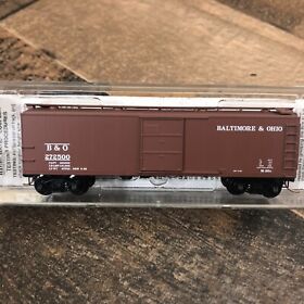 272500 Micro Trains 120210 Baltimore And Ohio N Scale 40foot Usra Steel Box Car Brown