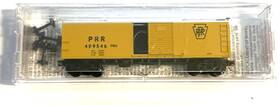489546 Micro-trains 120710 N Scale 40ft Steel Mow Boxcar Pennsylvania Prr Yellow