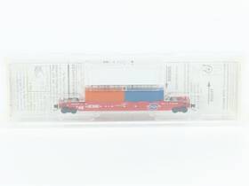 13002-2 Micro-trains Z Scale Mtl Bn Burlington Northern Well Car #64094