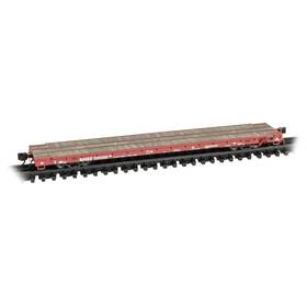 Ft-44-class Micro-trains 13400022 N Bnsf 60ft Thrall Flat Car #585069