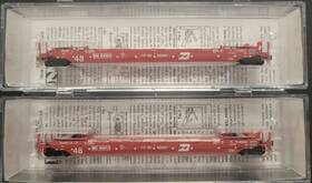 13500091092 Micro-trains N 135 00 091 092 Bn Burlington Northern 70ft Husky Well Cars