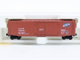 13613-2 Micro-trains Z Scale Mtl Cnw Chicago North Western 50ft Box Car #152053