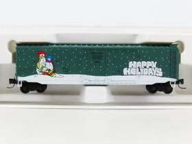 Micro-trains 13625-2 Z Scale Micro-trains Mtl Happy Holidays 50ft Plug Door Box Car #2003