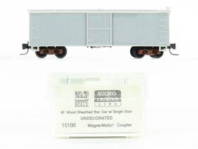 15100 Micro-trains Nn3 Scale Mtl Undecorated 30ft Wood Box Car