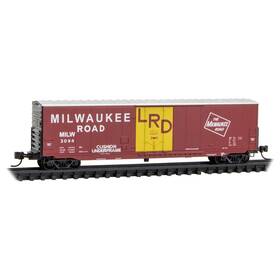 18100370 Micro-trains N Milwaukee Road 50ft Standard Boxcar #3094