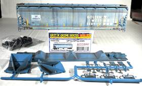 2000002 Micro-trains Ho Grit And Grime 3-bay Covered Hopper Car Kit Up/ex-sp/ex-gw