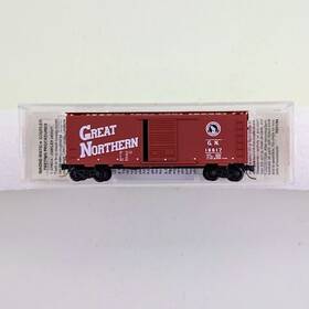 20186 Micro-trains N Scale 40ft Standard Box Car With Single Door - Great Northern