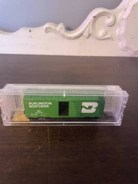 189286 Micro-trains 20306 N Scale 40ft Standard Box Car Single Door Bn #189286 Nos