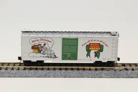 20356 Micro-trains N Scale 40ft Box Car 1996 Mtl Holiday Inch Merry Christmas