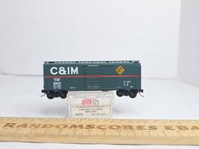 16073 Micro-trains 20476 Mtl N Scale 40ft Boxcar Chicago Illinois Midland Cim Nib