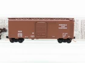 44324 Micro-trains 20606 N Scale Mtl N&w Norfolk And Western Railroad 40ft Box Car #44324