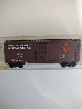 Micro-trains 20630 Micro-trains N Scale West India Fruit And Steamship 40 Boxcar #20360 Rd# Wif 101