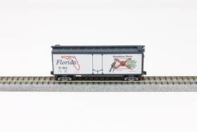 2100397 Micro-trains N Scale 40ft Boxcar Florida State Car Fl 1845