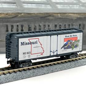 21373 Micro-trains Missouri State 40ft Plug Door Standard Boxcar Mo 1821 N Scale