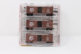 20029-2 Micro-trains 22029-2 N Scale 40ft Boxcar New York Haven And Hartford Nh 3-pack
