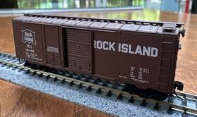 161495 Micro-trains 22060 N Scale Rtr #22060 40 Standard Box Car Rock Island #161495 Ny