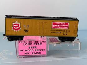 2243c Micro-trains N Scale Premiere Editions Lone Star Beer 40ft Box Car Lsbx 337 2243