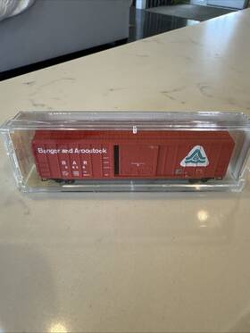 25260 Micro-trains N Scale Kadee/mtl 50ft Box Car Bangor And Arrostock