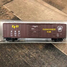 27170 Micro Trains Pennsylvania N Scale 50foot Rib Side Box Car Brown