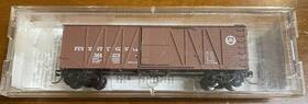 28130 Micro-trains Vtg 1992 N-scale N Pennsylvania Outside Braced Boxcar 40 Nib 28130 Micro-trains Vtg 1992 N-scale N Pennsylvania Outside Braced Boxcar 40 Nib