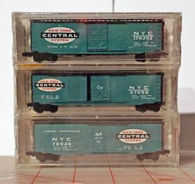 31192 Micro-trains N Scale Kadee Mtl Nyc 3-pack - Various Body Styles