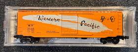 31290 Micro-trains N Scale Wp Western Pacific Feather 50ft Box Car #3030 Nib
