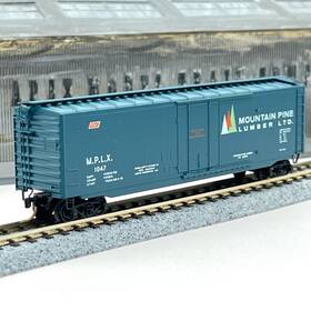 32031 Micro-trains Mountain Pine Lumber 50 Ft Plug Door Boxcar Mplx 1047 N Scale