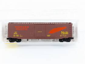 55935 Micro-trains 32180 N Scale Mtl Wp Western Pacific Feather 50ft Box Car #55935