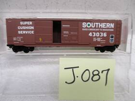 43036 Micro-trains 37300 N 50ft Std Dd Boxcar Without Ut Roof Walk Southern J087