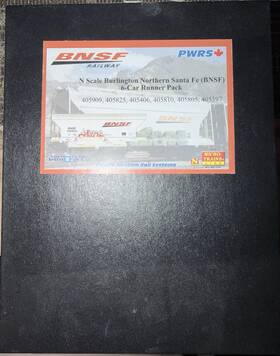 Micro-trains 405909 Micro-trains N Scale Bnsf Railway 6-car Runner Pack Freight Cars