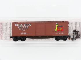 42100 Micro-trains N Scale Mtl Hbcx Hills Bros Coffee 40ft Box Car #163