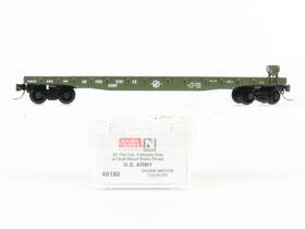 38066 Micro-trains 45180 N Scale Mtl Usax United States Army 50ft Flat Car #38066