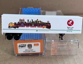 45220 Micro-trains N Scale Nse-mtl 13-74 Milwaukee Cityscape 45ft Intermodal Trailer