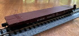 45420 Micro-trains N Scale #45420 50 Flat Car Side Brake Wheel Erie Rr 7200 Ny