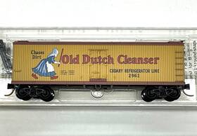 49010 Micro-trains Line N Scale Cudahy Inch Old Dutch Cleanser 40 Wood Reefer Car Rare