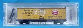 49360 Micro-trains N 40ft Dbl Sheath Wood Reefer Missouri Kansas East L/n In Box