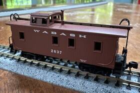 50150 Micro-trains Kadee N Scale Rtr #50150 34 Wood-sheathed Caboose Wabash 2637 Ny
