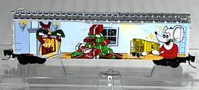 50700710 Micro-trains Z Scale Micro-mouse 2021 Christmas Car 50700710 Micro-trains Z Scale Micro-mouse 2021 Christmas Car