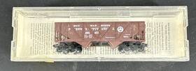 220877 Micro-trains 57100 N Scale Prr Pennsylvania 33ft Twin Hopper Car #220877 Ex Cond