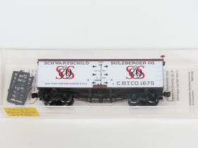 58020 Micro-trains N Scale Mtl Cbtco Schwarzchild And Sulzberger 36ft Reefer #1675