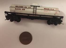 65420 Micro-trains N Scale Mtl #65420 Berx Belcher Oil 39ft Single Dome Tank Car #105